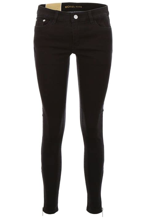 michael kors black stretch jeans